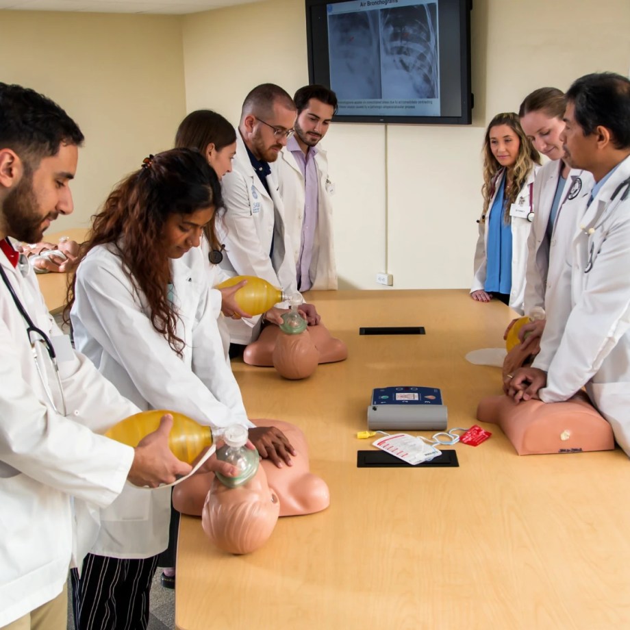 Saba Lab teaching students